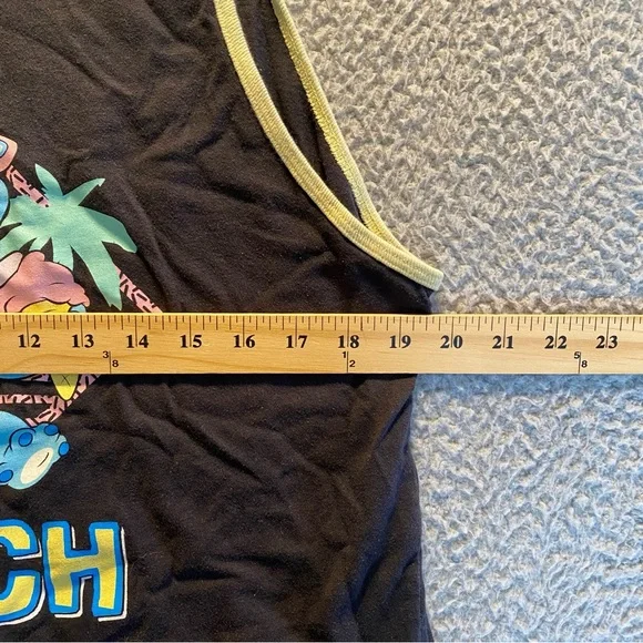 Lilo & Stitch: "Stitch w/ Ice Cream" Tank-Top Black Men’s Size XL - Picture 5 of 7
